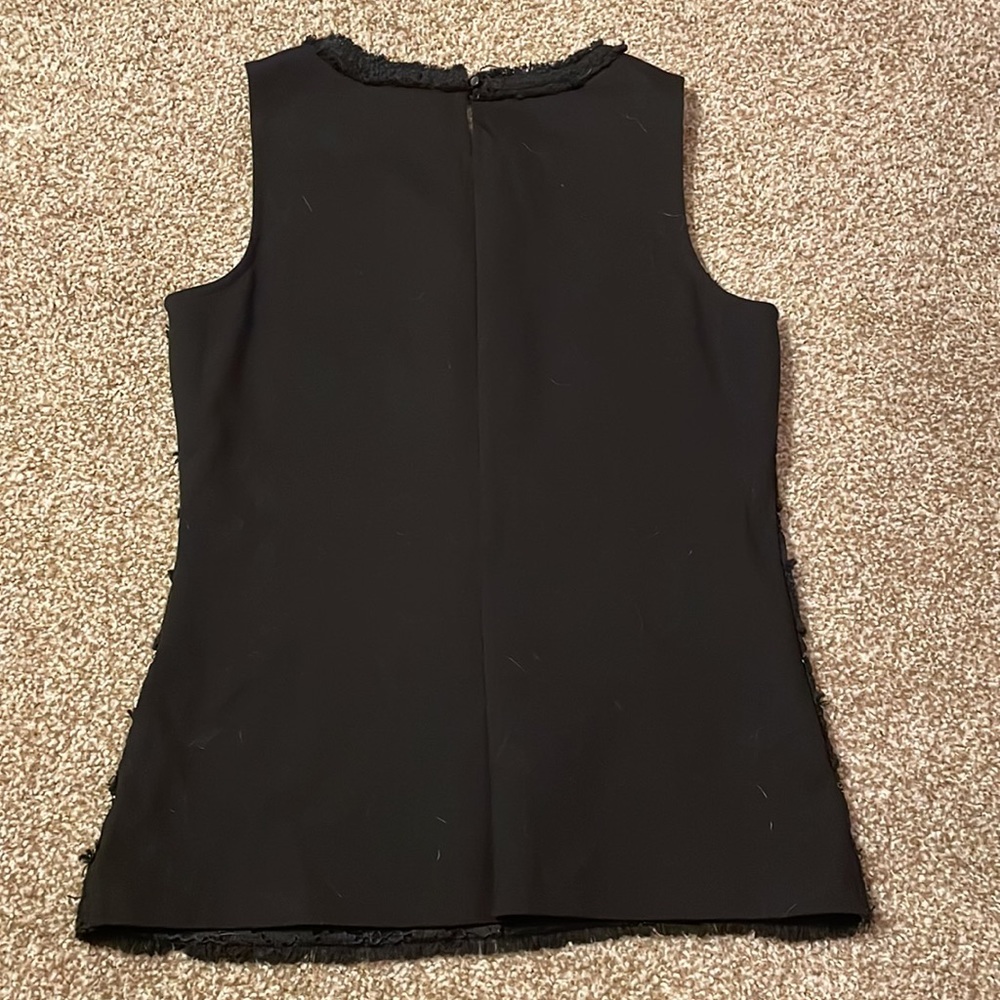 J.Crew Lace Striped Sleeveless Blouse - Picture 2 of 5